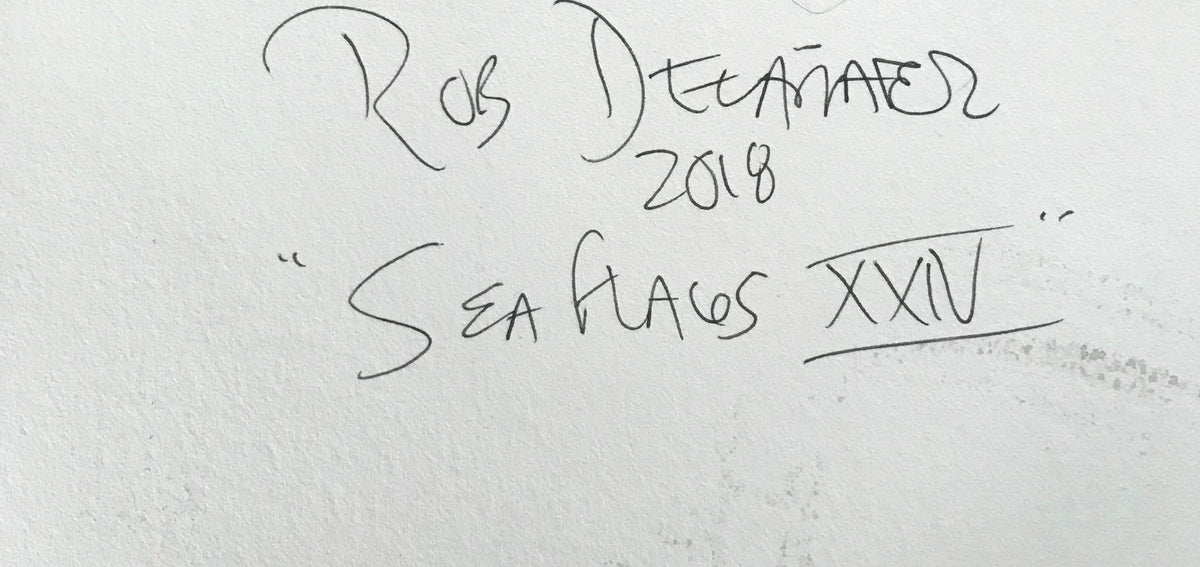 <i>Sea Flags XXIV</i><br>2018 Gouache & Ink<br><br>#99087