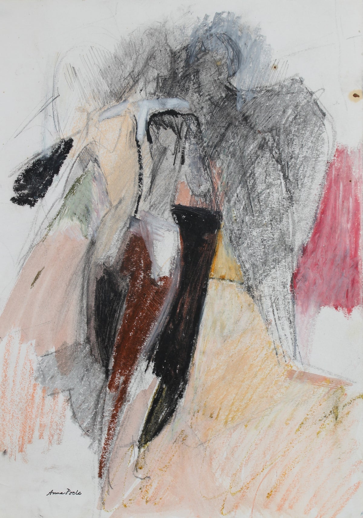 Abstract Drawing &lt;br&gt;Late 20th Century Oil Pastel and Graphite &lt;br&gt;&lt;br&gt;99143