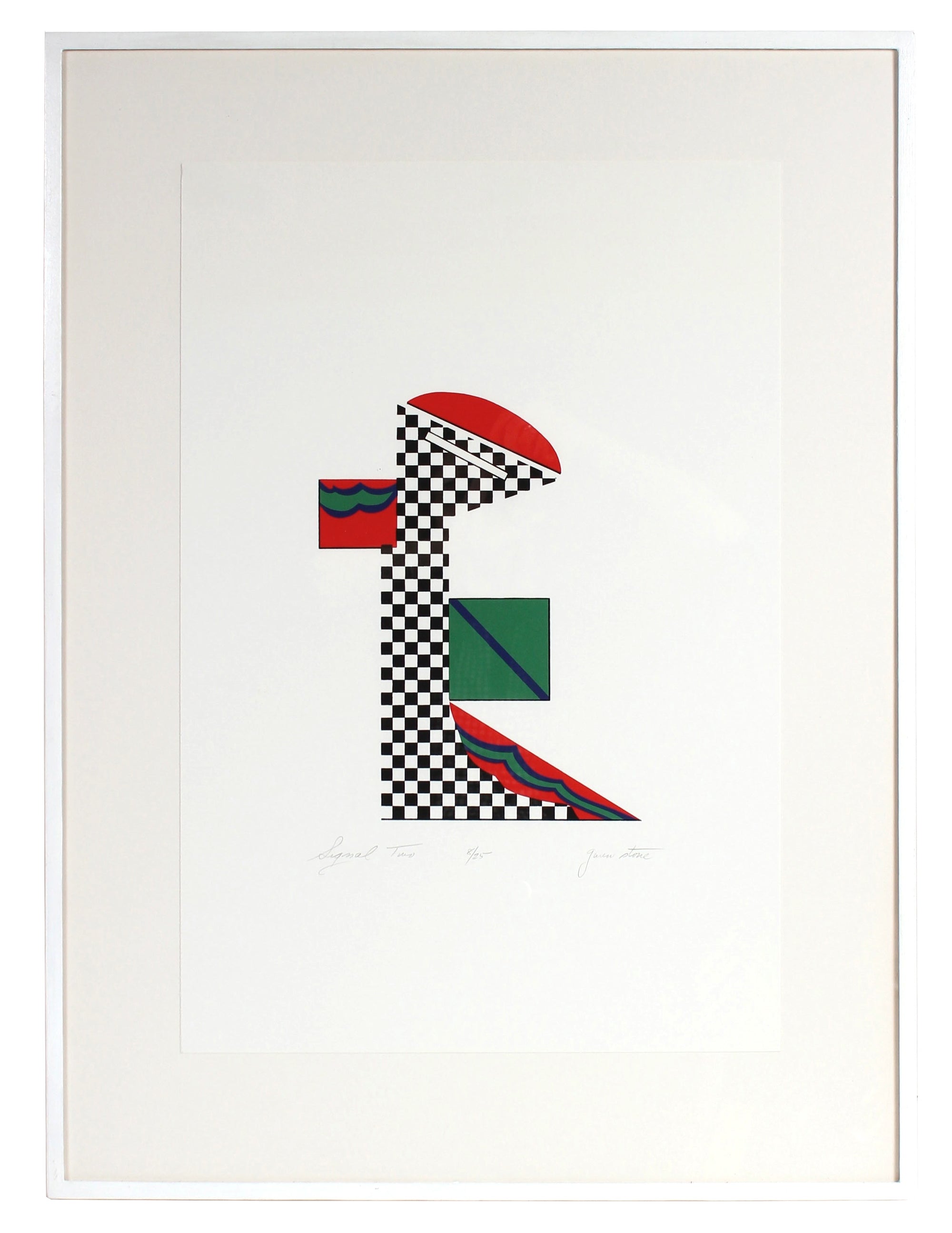<i>Signal Two</i><br>Late 20th Century Serigraph<br><br>#99217