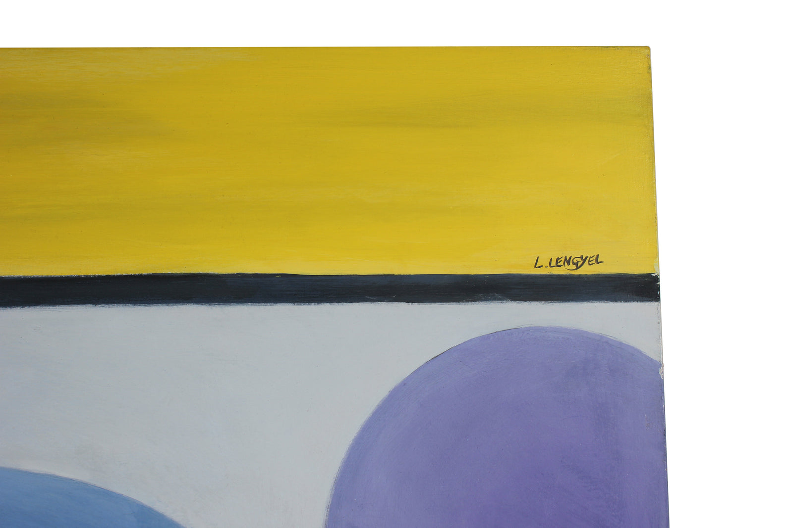 Modernist Geometric Abstract<br>2012 Oil<br><br>#99328