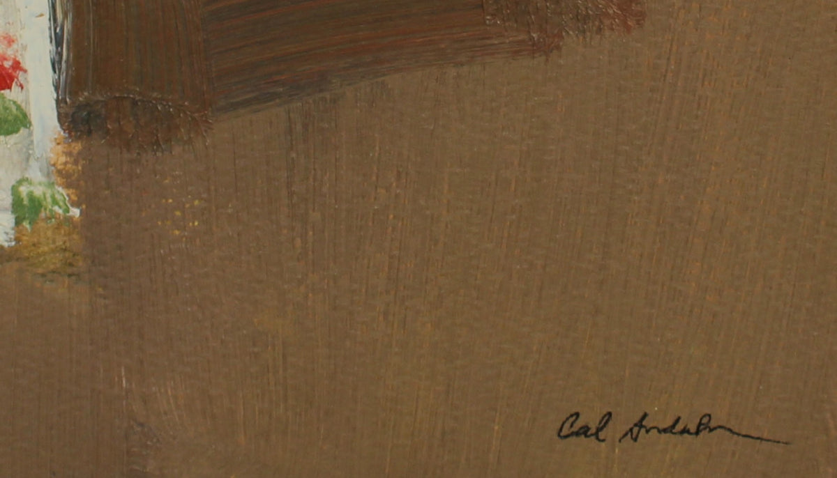 Abstracted Still Life with Fruit, Wine, and Glasses<br><br>#99609