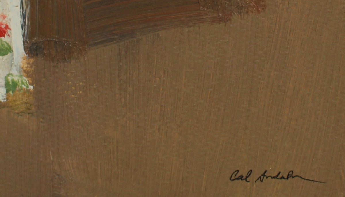 Abstracted Still Life with Fruit, Wine, and Glasses<br><br>#99609