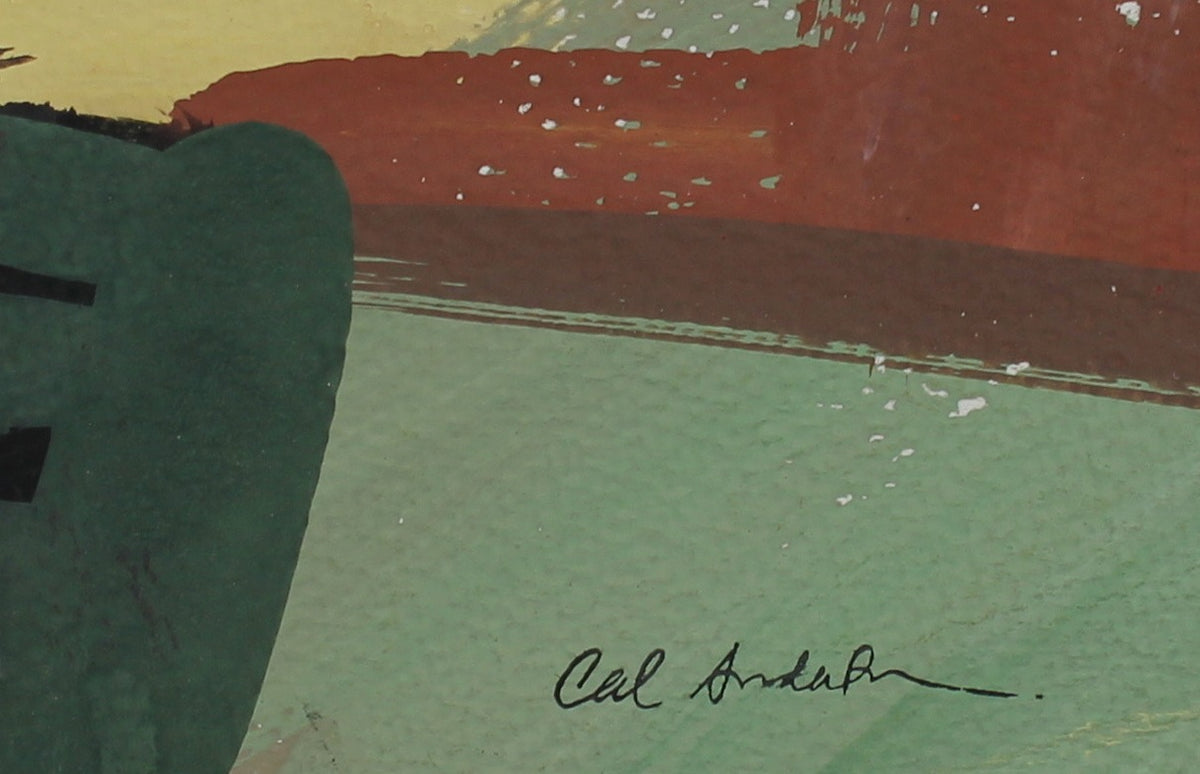 Calla Lilies & Lemon<br>1943 Gouache<br><br>#99615