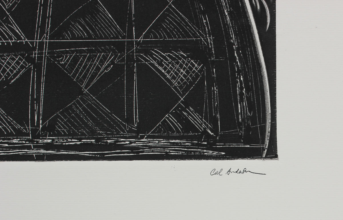 Abstracted Figure in Costume <br>1990-2000s Monotype <br><br>#99660