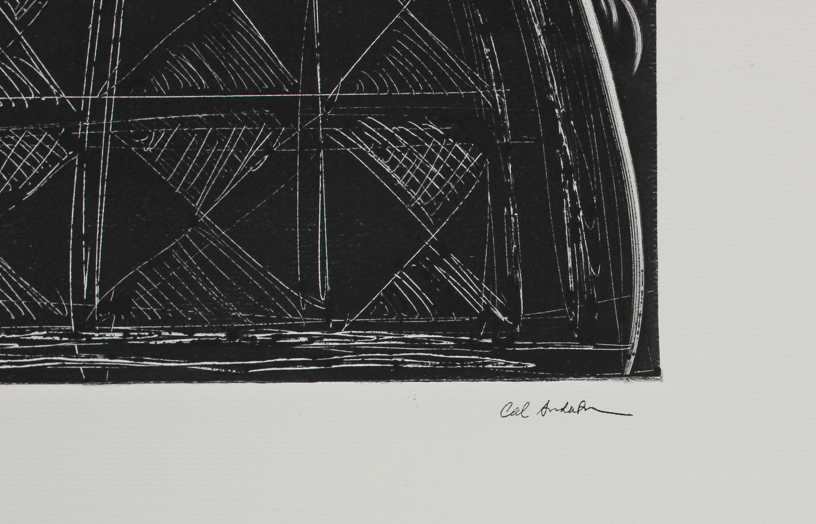 Abstracted Figure in Costume <br>1990-2000s Monotype <br><br>#99660