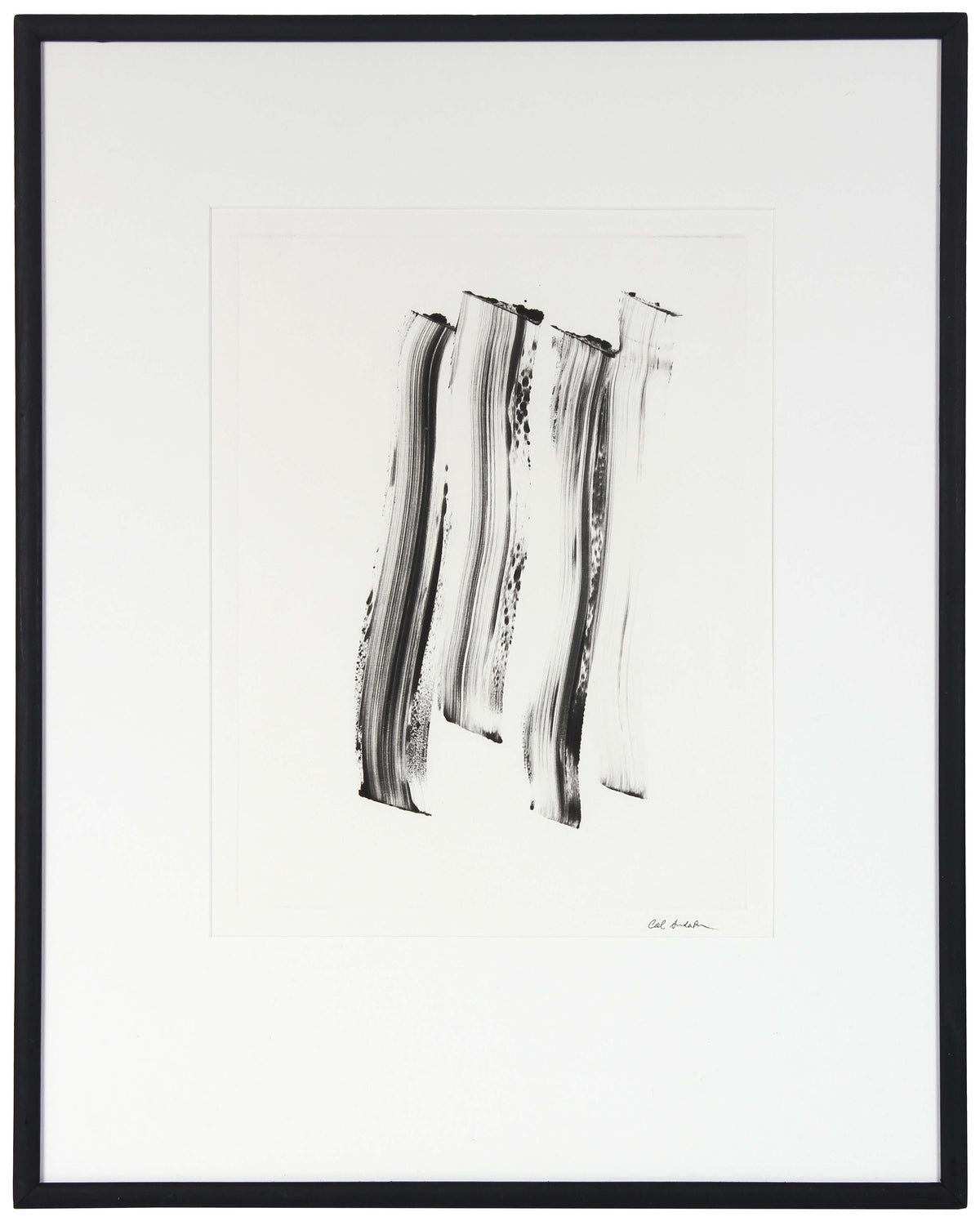 Monochromatic Abstract&lt;br&gt;Late 20th Century Monotype&lt;br&gt;&lt;br&gt;#99662