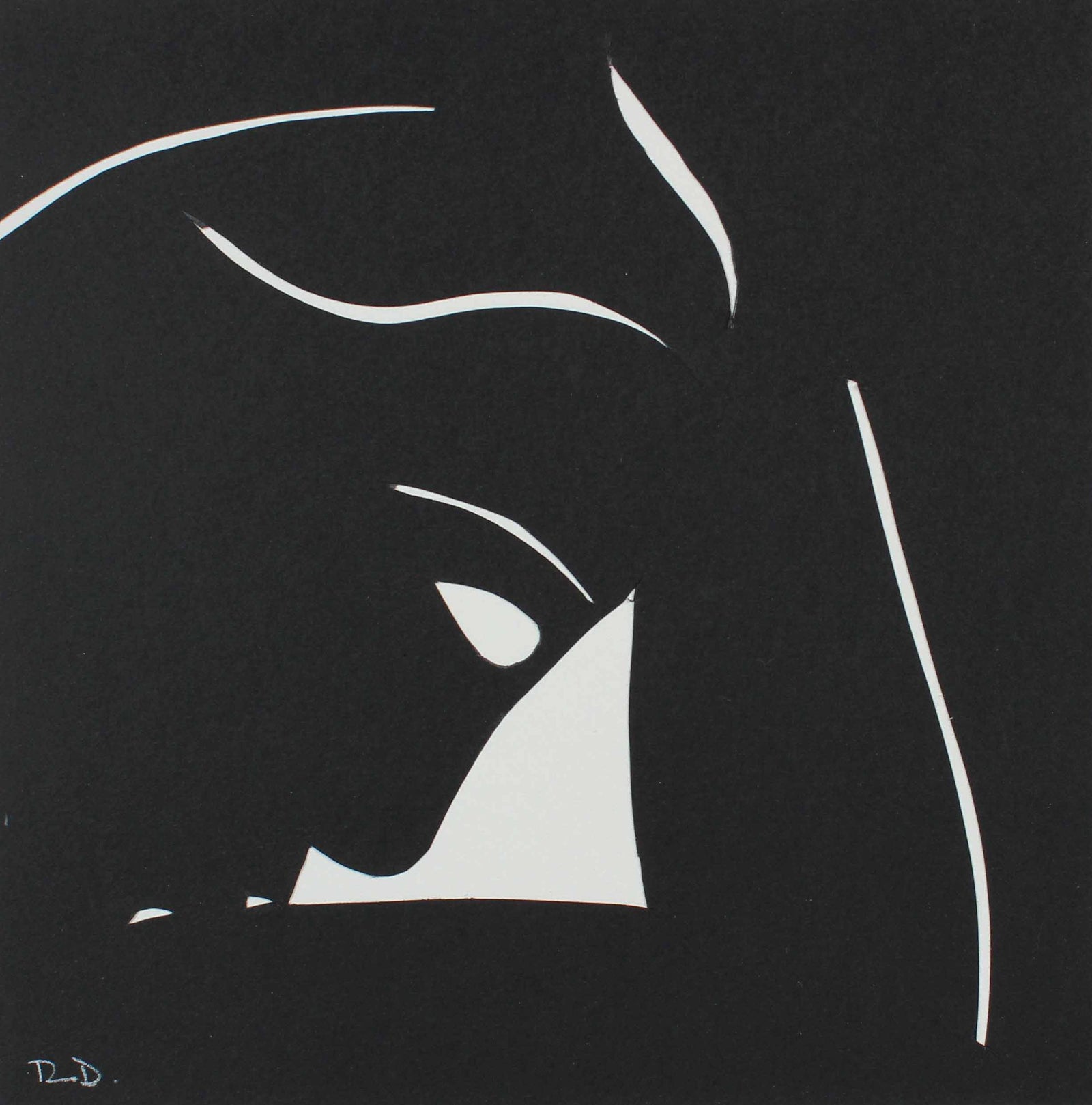 <i>The Moderns III</i><br>2018 Cut Paper & Mat Board<br><br>#99707