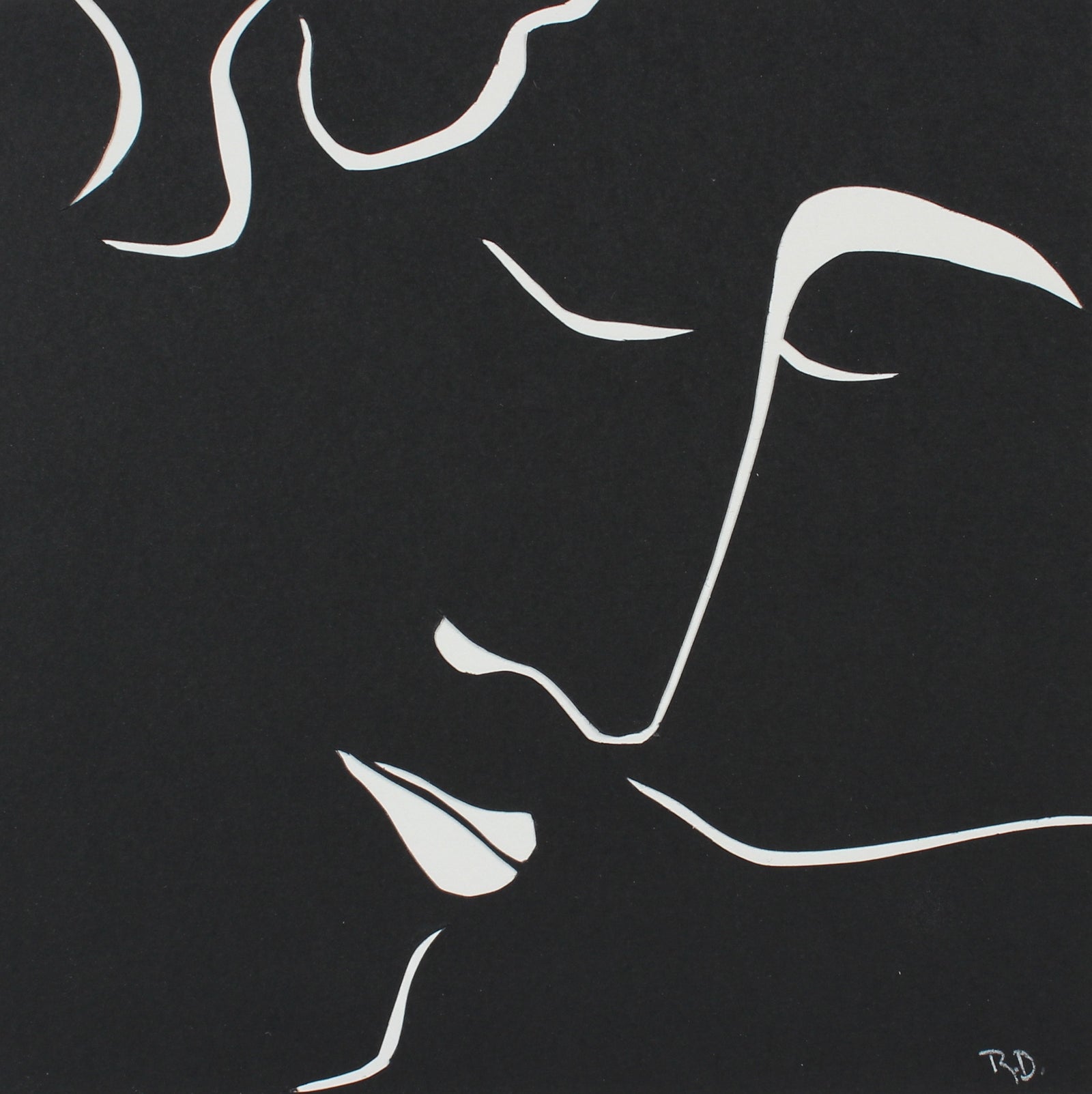 <i>The Moderns I</i><br>2018 Cut Paper & Mat Board<br><br>#99709