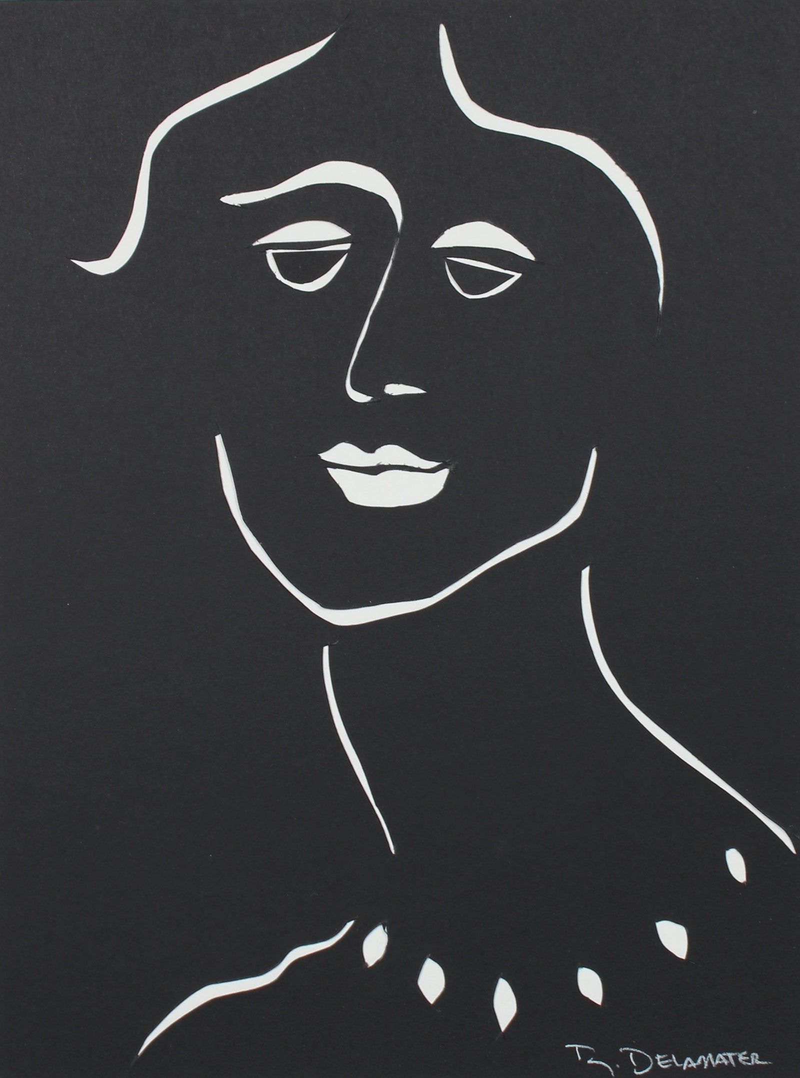 <i>The Moderns VII</i> <br>2018 Cut Paper & Mat Board <br><br>#99715