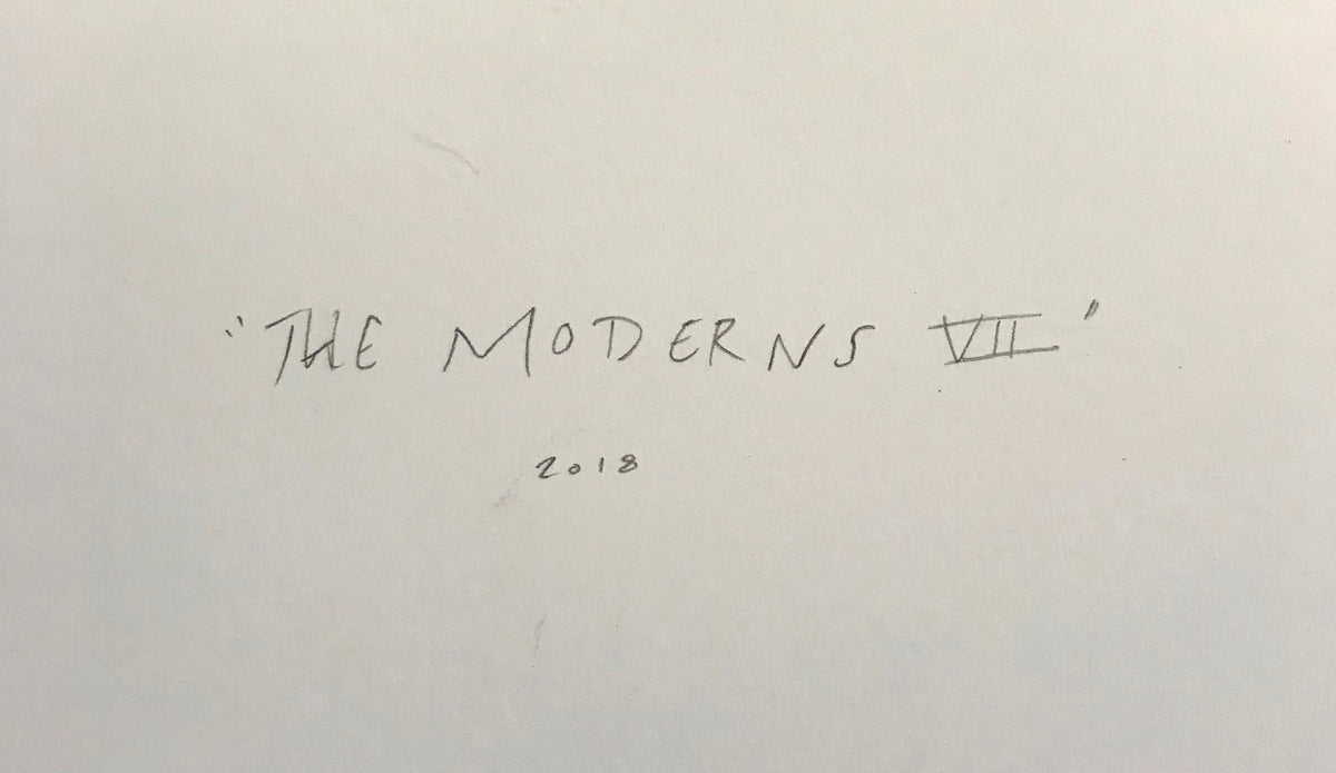 <i>The Moderns VII</i> <br>2018 Cut Paper & Mat Board <br><br>#99715
