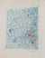 Sky Blue Abstract Color Field <br>1963 Oil Pastel <br><br>#99837