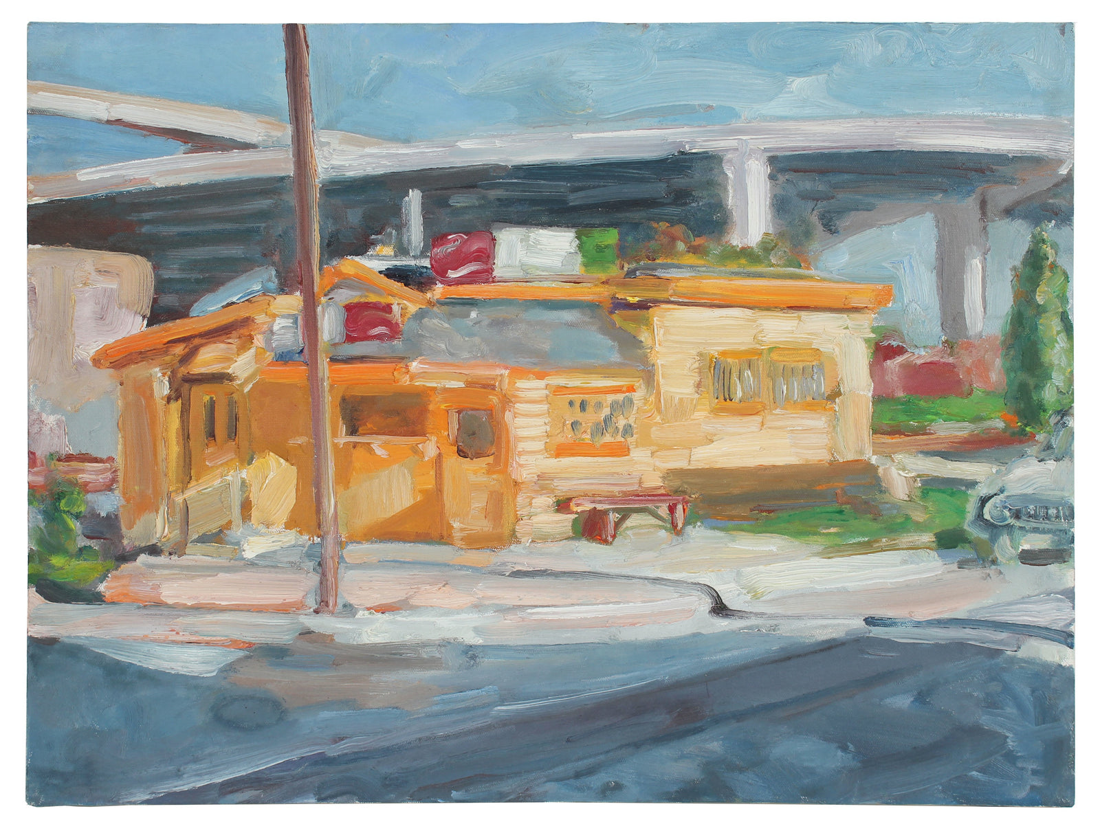 <i>Walt's Diner</i><br>1989 Oil<br><br>#A0116