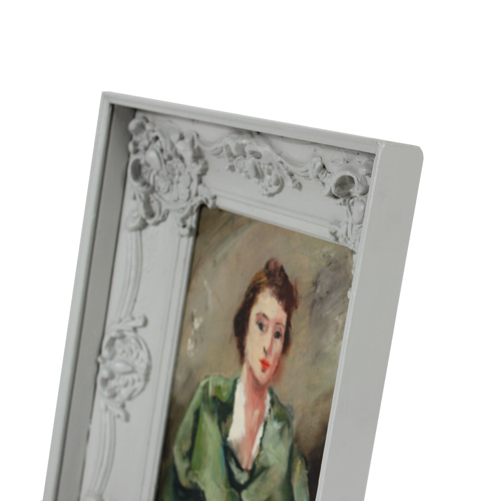 Portrait of the Artist's Sister, Yetta<br>Mid Century Oil Portrait<br><br>#A0685