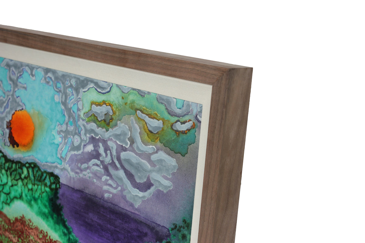 <i>The Red Road</i><br>2018 Mixed Media Landscape<br><br>#A0844