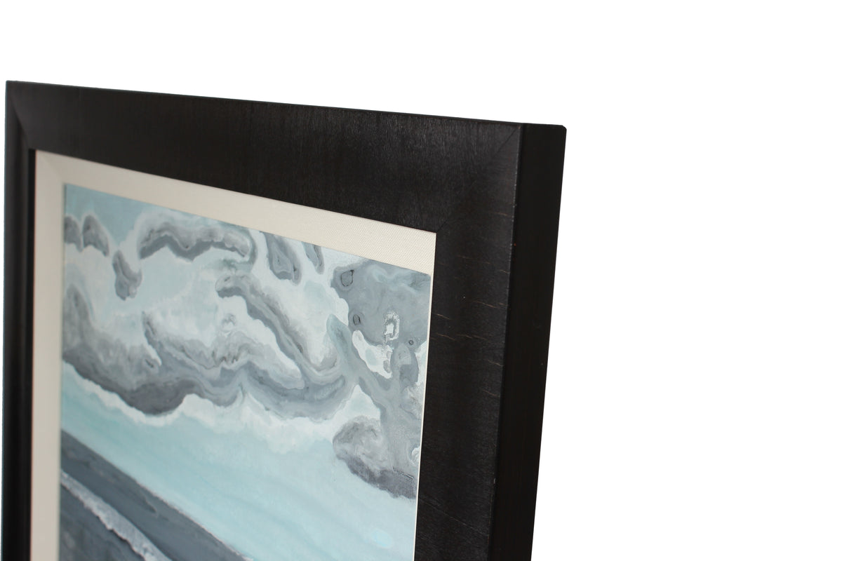 <i>Pohoiki Bay</i>, Hawaii<br>2018 Mixed Media Seascape<br><br>#A0856