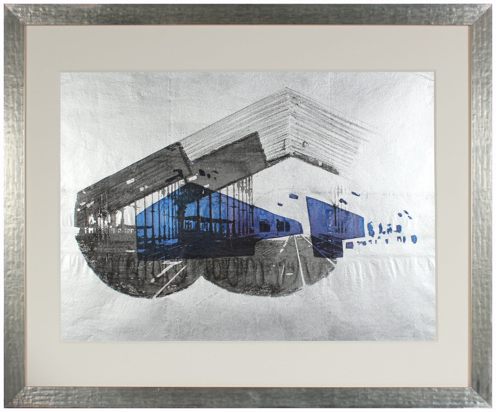 <i>Lisbon Station</i> <br>1972 Silver Serigraph <br><br>#A0931