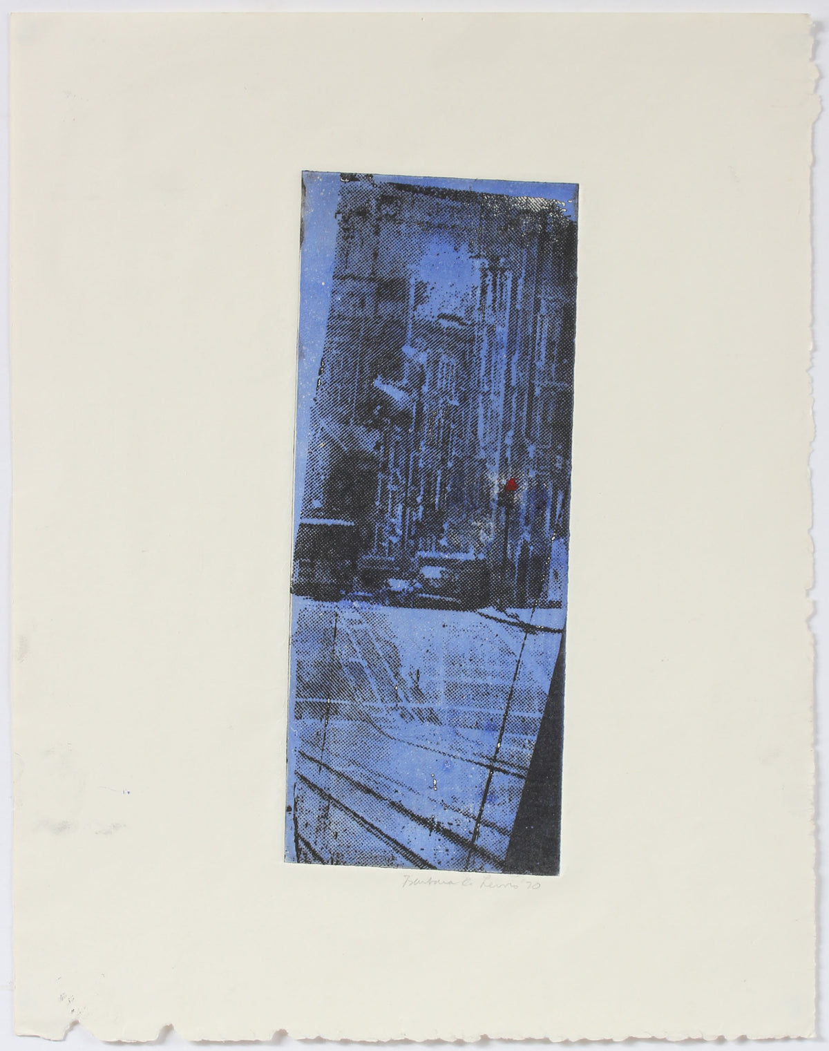 Indigo San Francisco City Detail <br>1970 Photo-Etching <br><br>#A0976