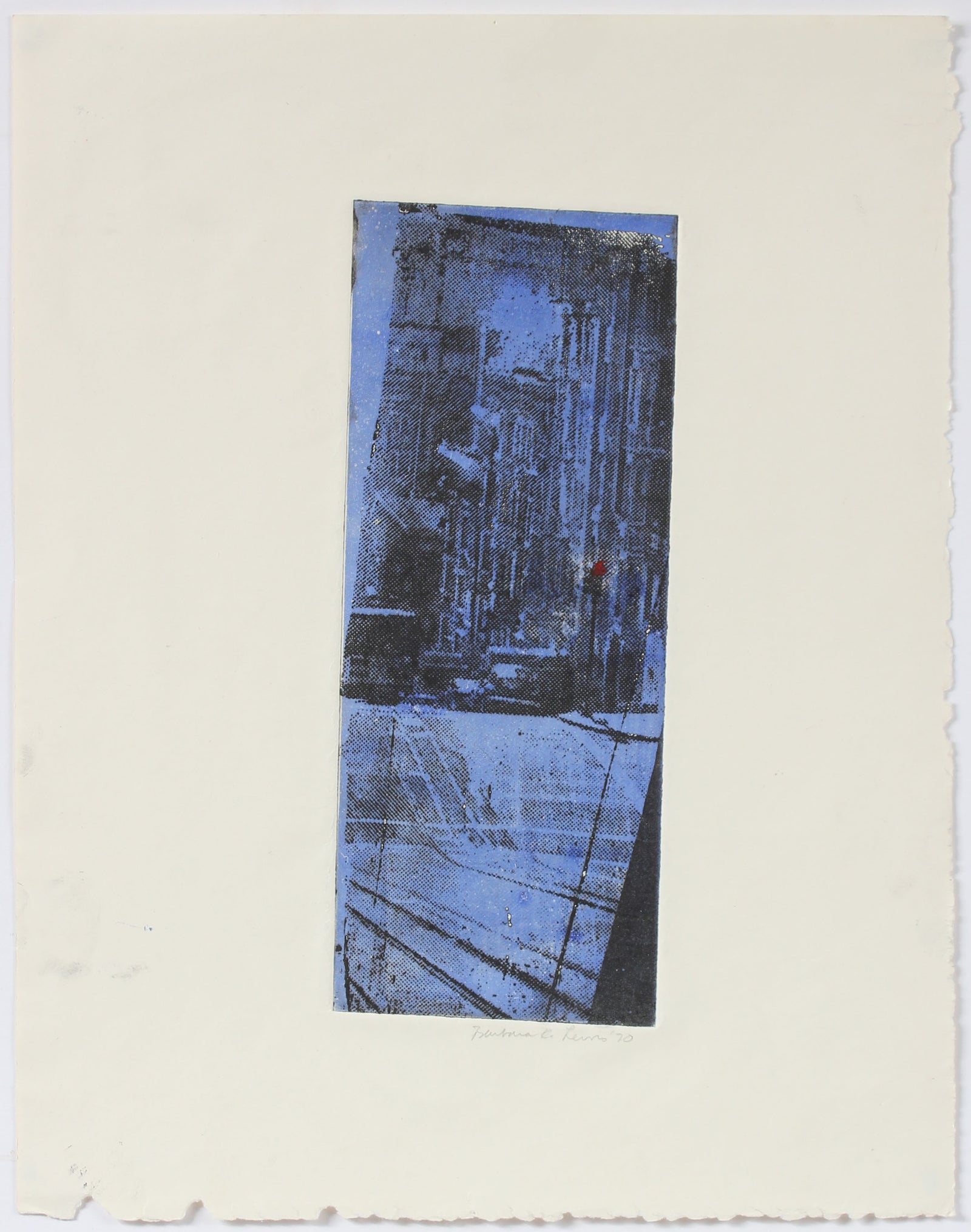 Indigo San Francisco City Detail <br>1970 Photo-Etching <br><br>#A0976