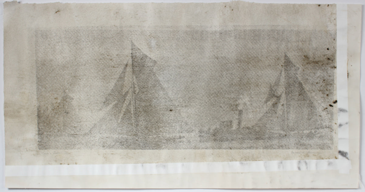 <i>Sails and Steam</i> <br>1976 Serigraph <br><br>#A1006