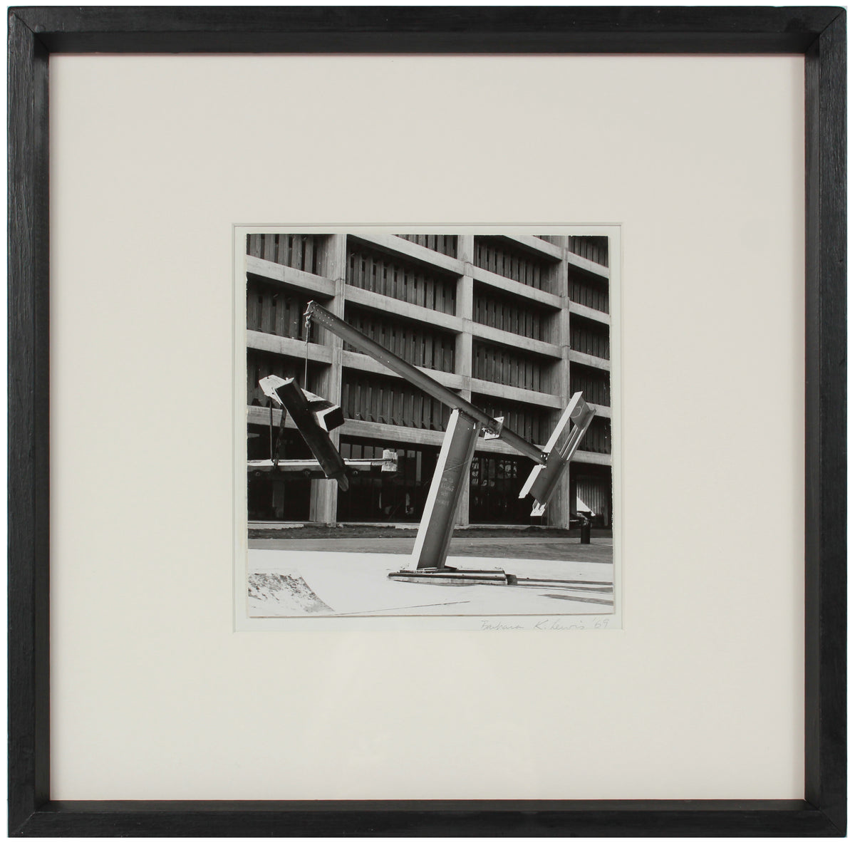 Angular Industrial Sculpture &lt;br&gt;1969 Photograph &lt;br&gt;&lt;br&gt;#A1515