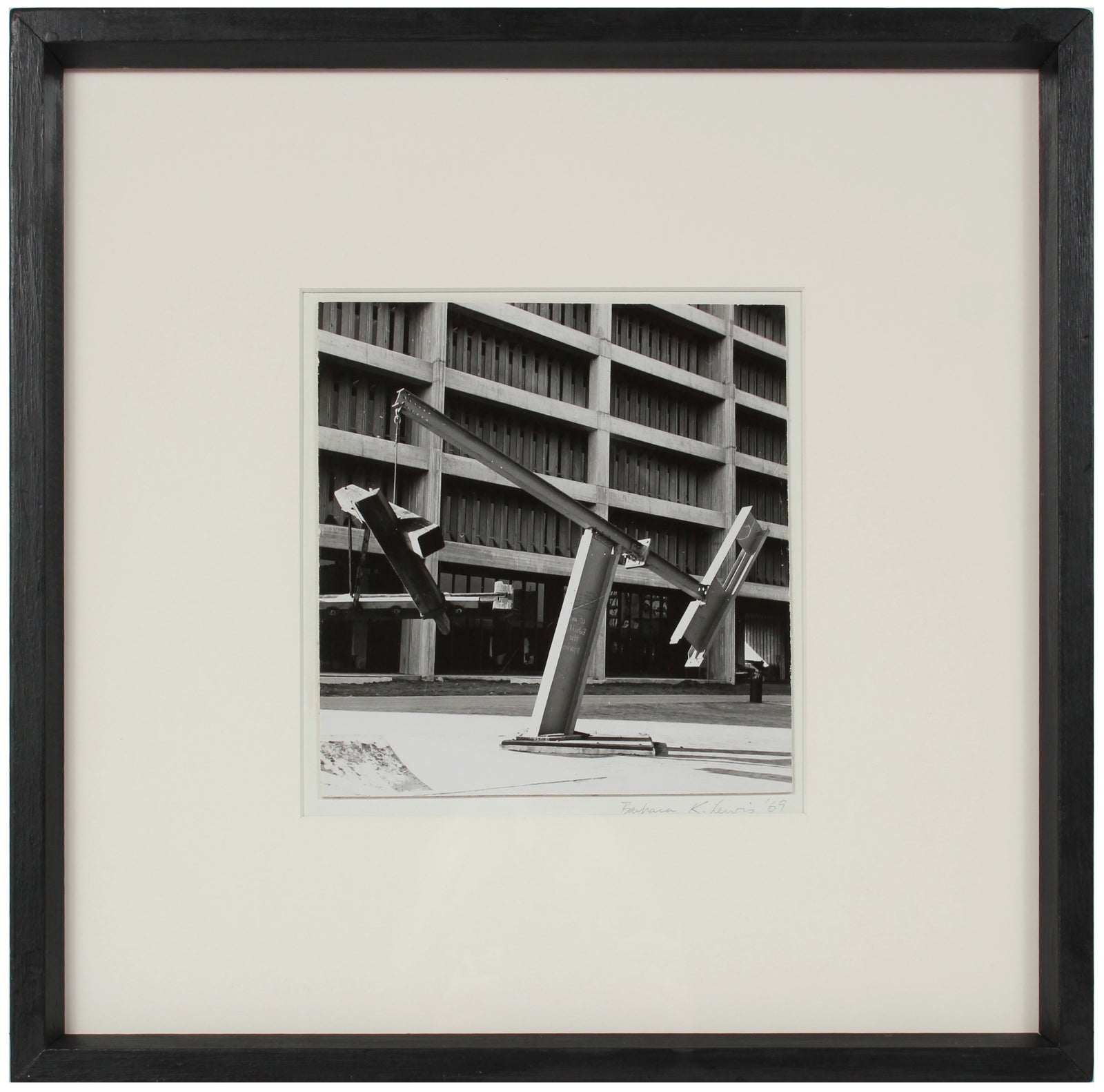 Angular Industrial Sculpture <br>1969 Photograph <br><br>#A1515