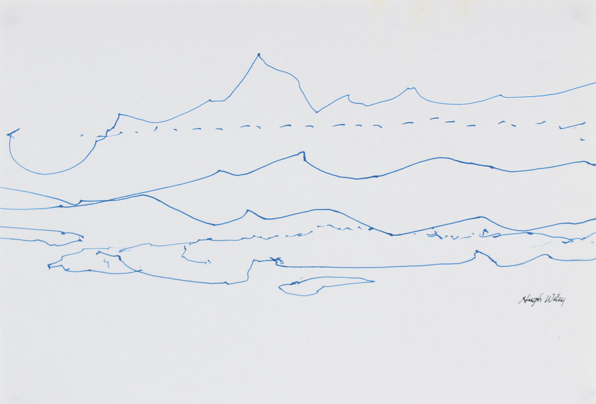 Abstracted Linear Landscape &lt;br&gt;2004 Ink &lt;br&gt;&lt;br&gt;#A1795