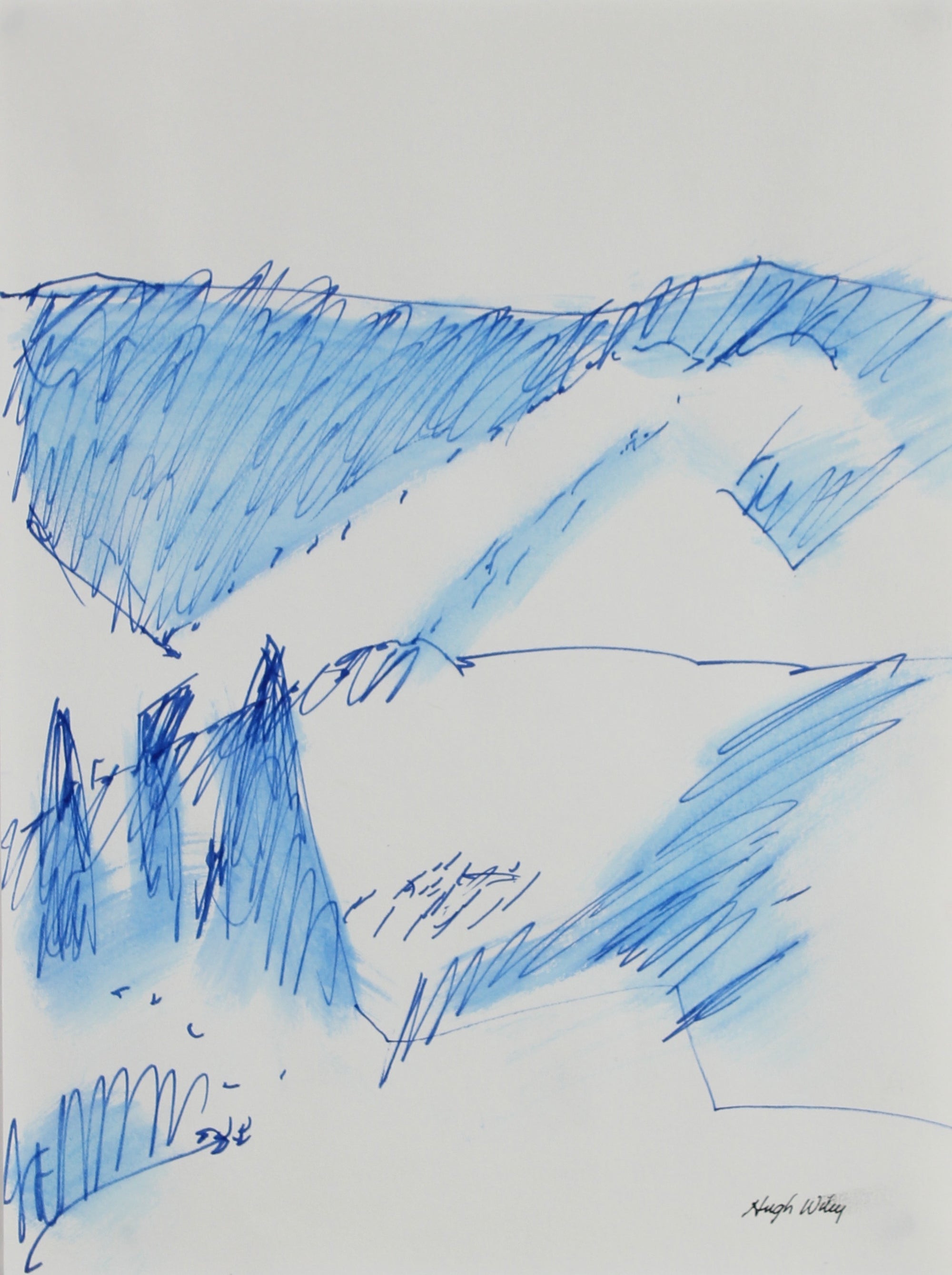 Blue Mountains <br>1993 Ink <br><br>#A1813
