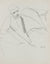Reclined Figure in a Suit <br>1958 Graphite <br><br>#A1853