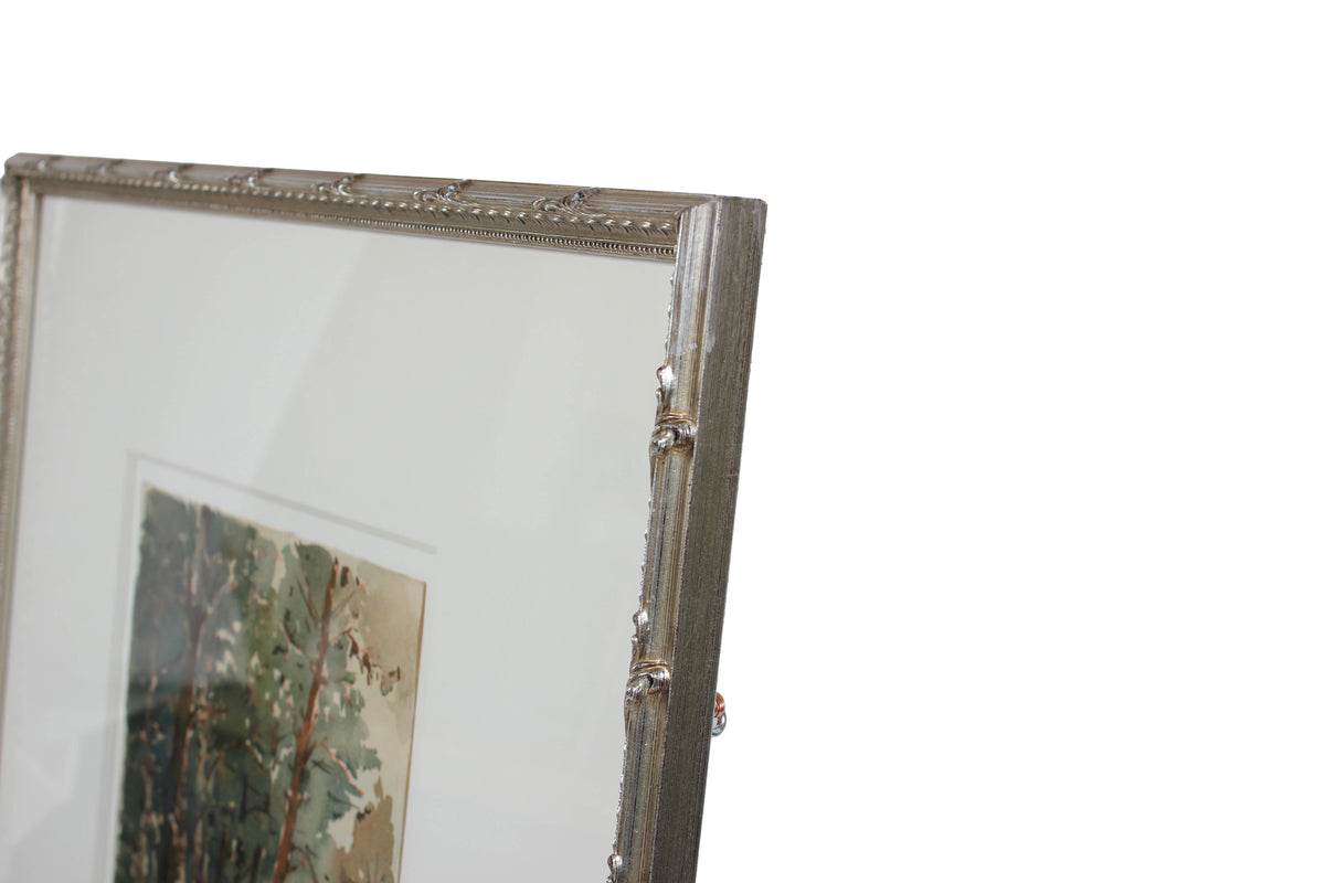 Abstracted Forest Scene<br>1960-80s Watercolor<br>Alexander Nazarenko<br><br>#A2963