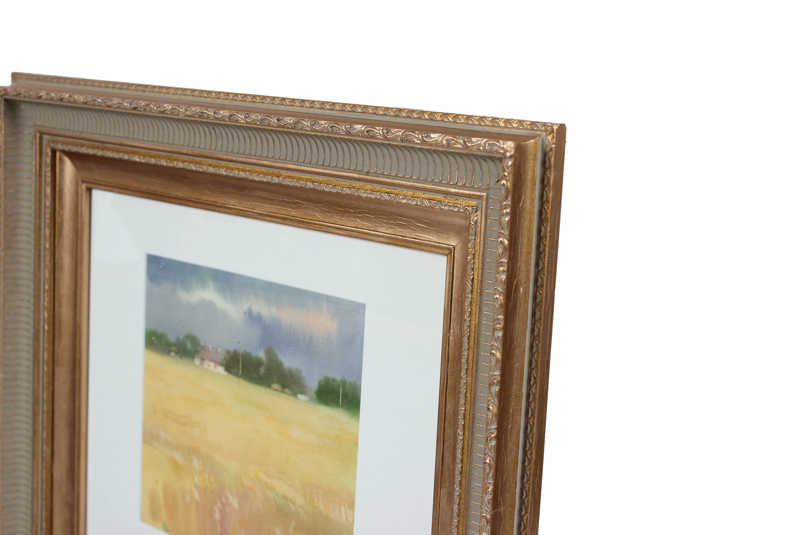 Summer Wheat Field<br>1977 Watercolor<br>G. Nazarov<br><br>#A2964