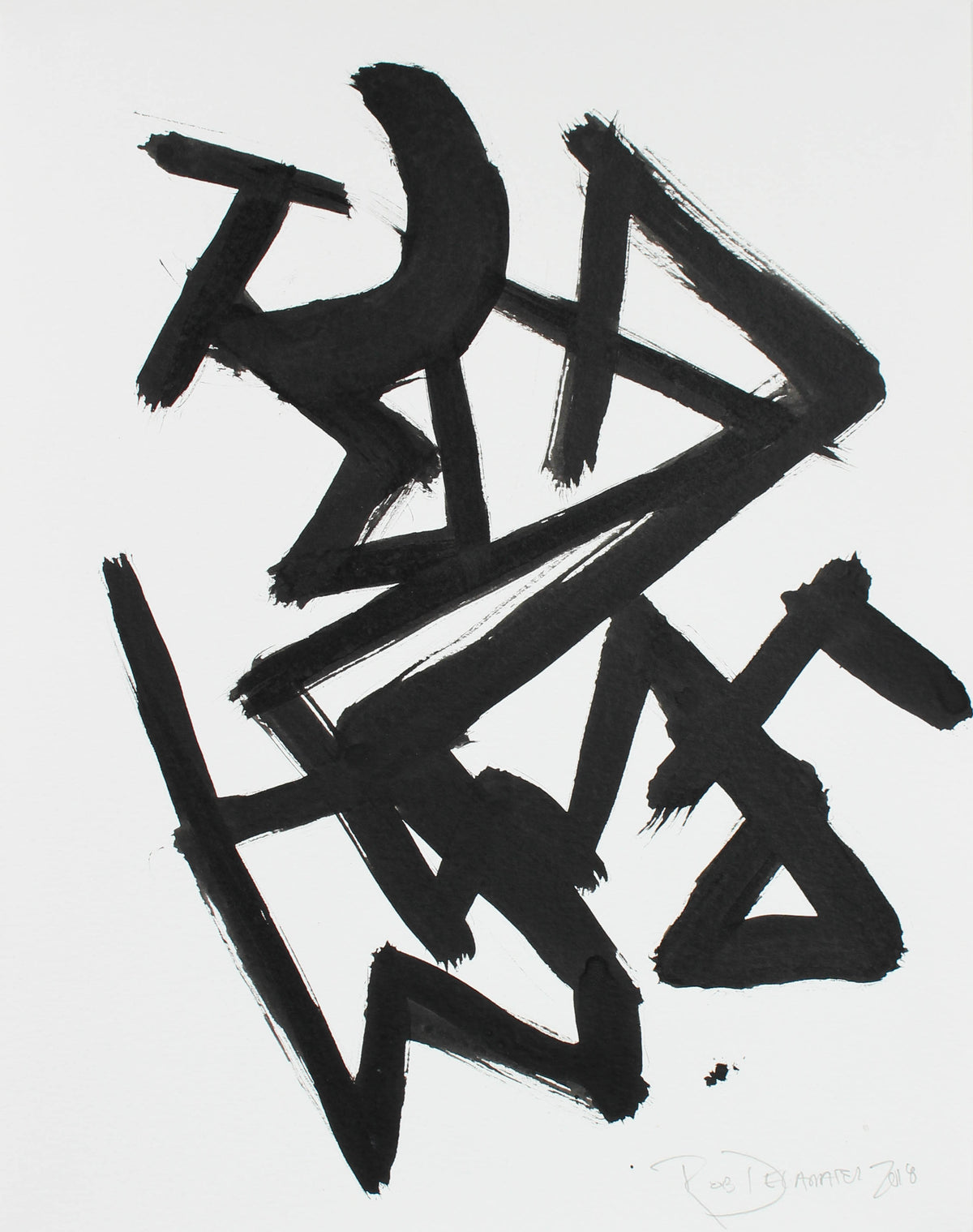 <i>Parlance V</i><br>2018 India Ink<br><br>#A3123