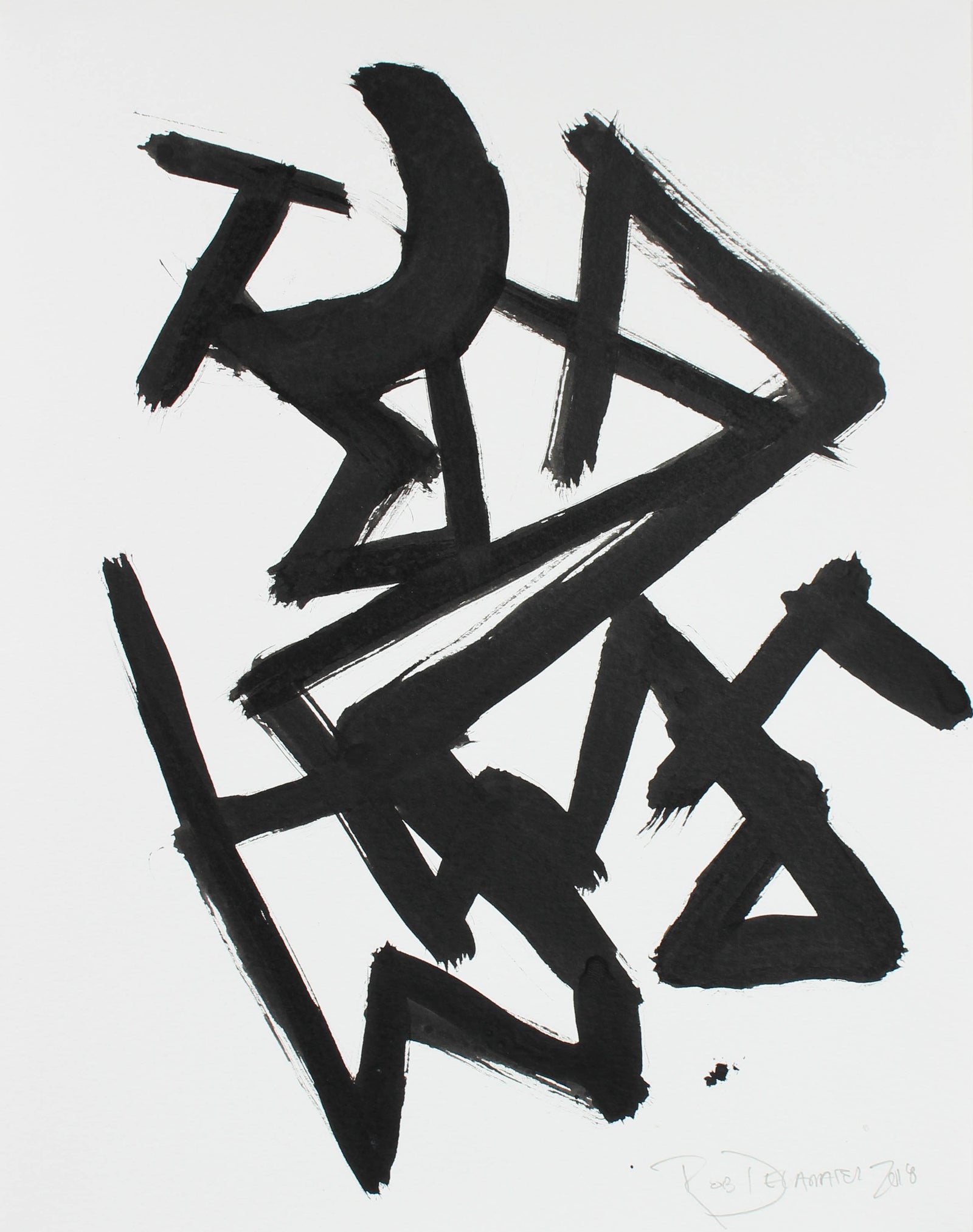 <i>Parlance V</i><br>2018 India Ink<br><br>#A3123