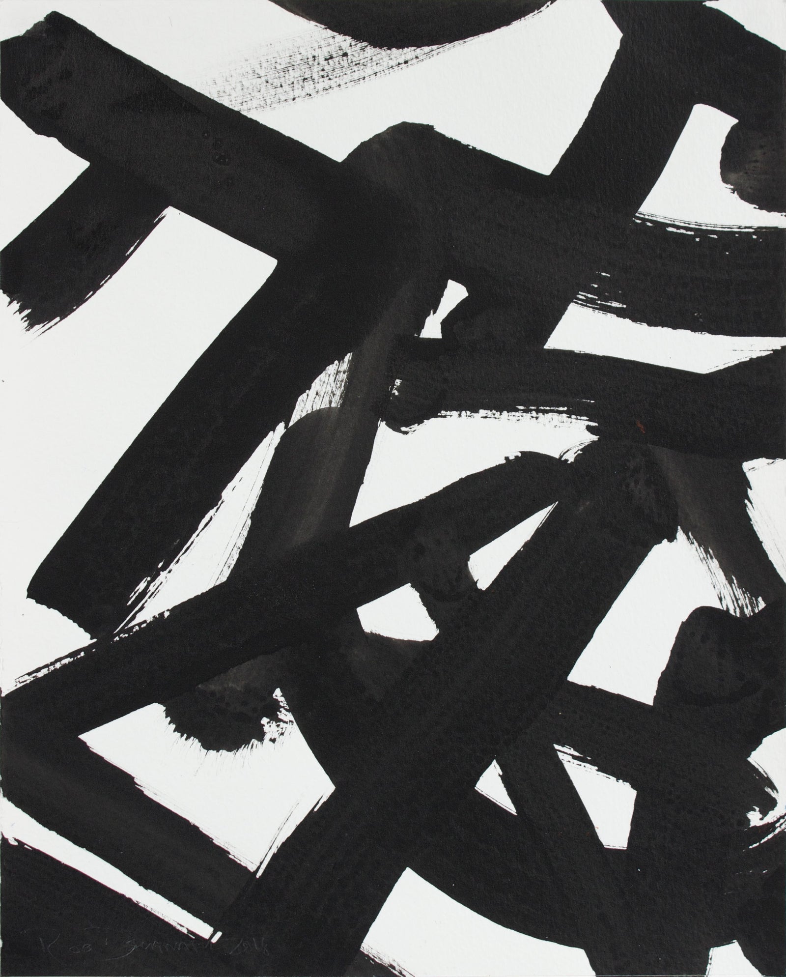 <i>Script III</i><br>2018 India Ink<br><br>#A3176