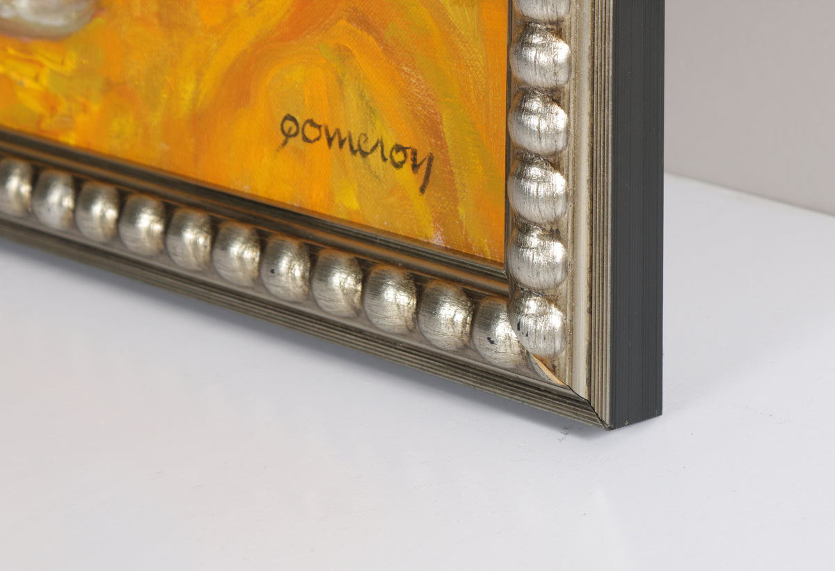 Roses & Apples, Still Life<br>Mid-Late 20th Century Oil<br><br>#A3612