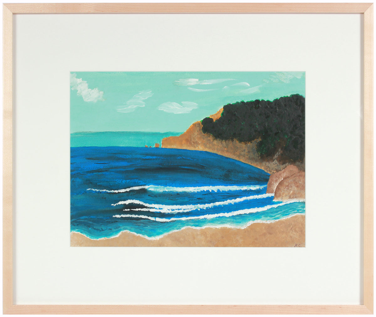&lt;i&gt;Lost Coast&lt;/i&gt; &lt;br&gt;2018 Watercolor &amp; Gouache &lt;br&gt;&lt;br&gt;#A4437