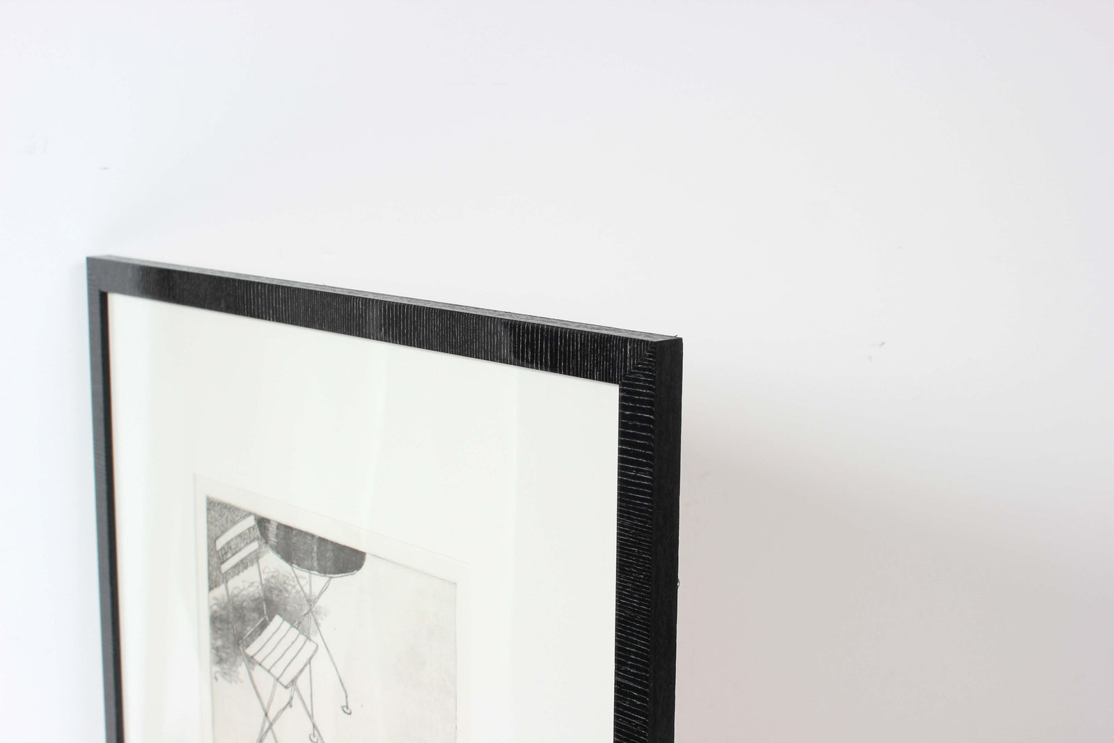 Cafe Detail Scene<br>Late 1990s Etching<br><br>#A4444