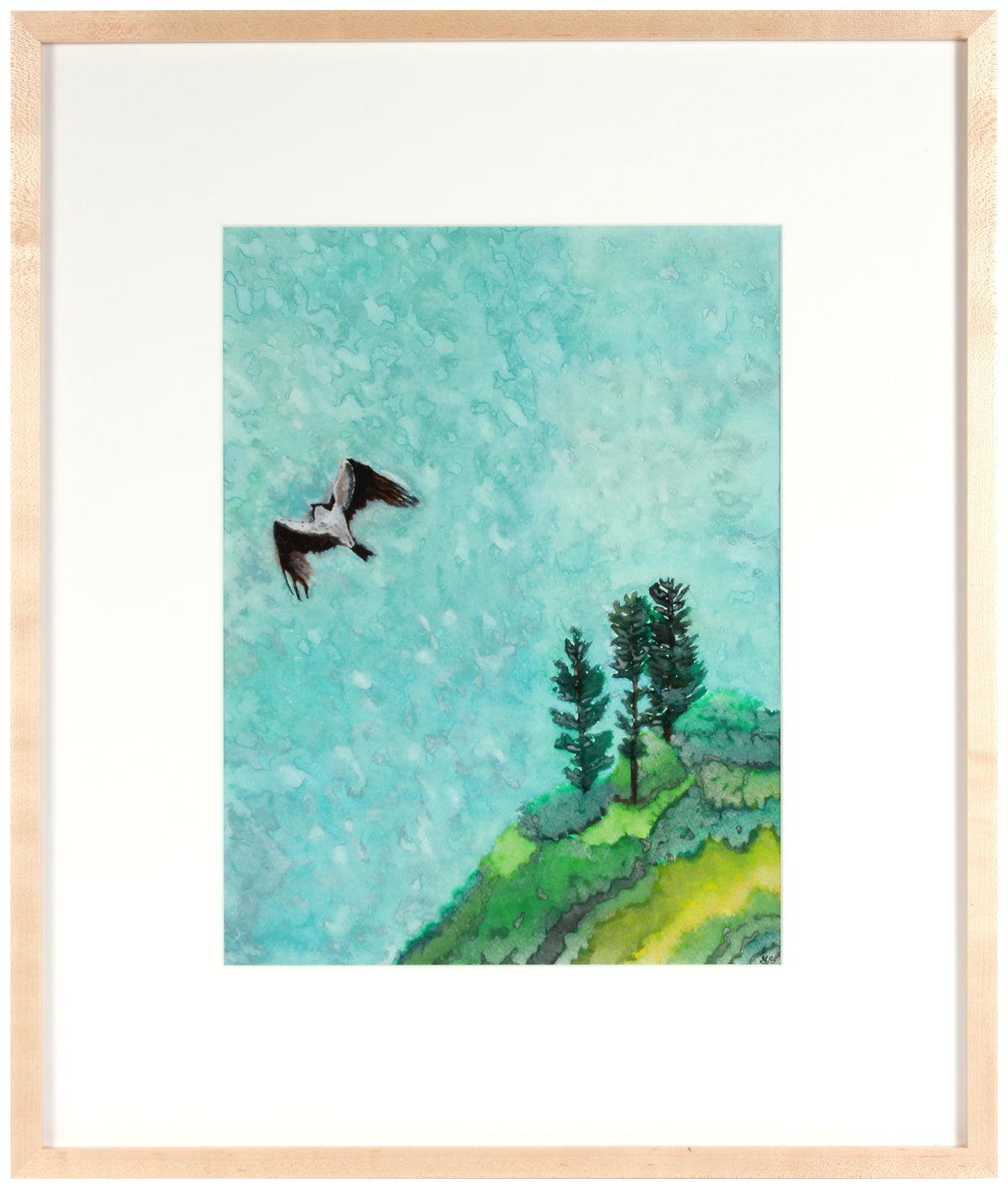 &lt;i&gt;Bird of Prey&lt;/i&gt; &lt;br&gt;2018 Gouache &amp; Watercolor &lt;br&gt;&lt;br&gt;#A5354