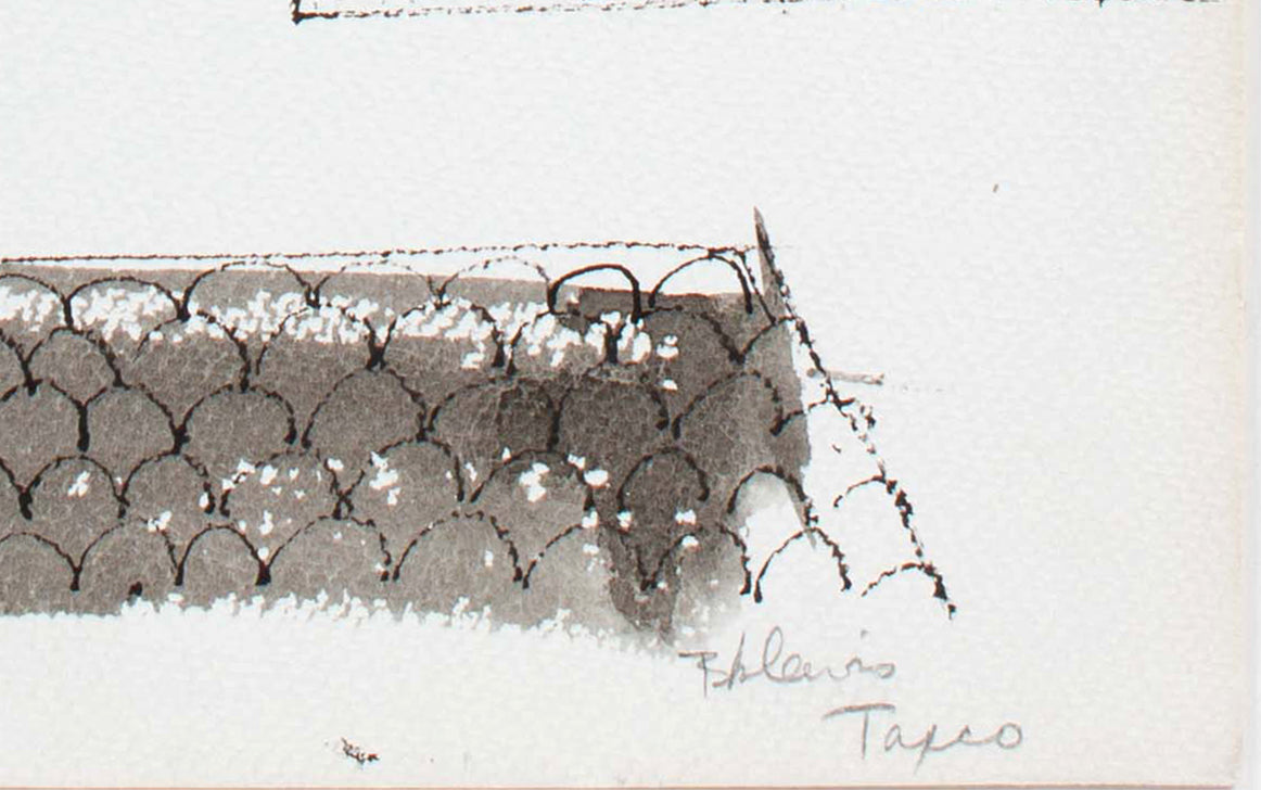 <i>Texas</i><br> Mid-Late 20th Century Watercolor<br><br>#A5932