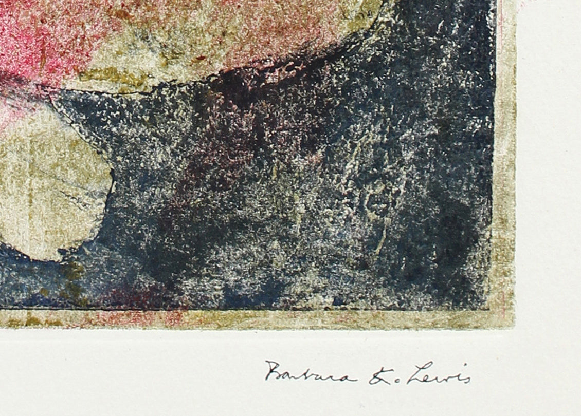 Fuzzy Abstract Gestural Study<br>1970 Multilayer Etching<br><br>#A5946