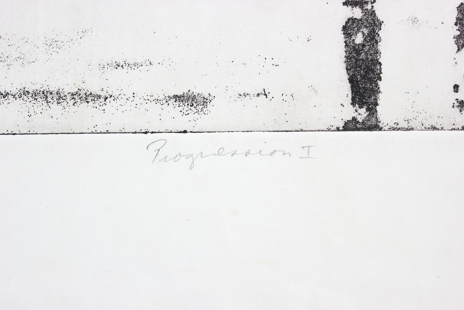 <i>Progression 1</i><br>Late 20th Century Etching and Monotype <br><br>#A5947