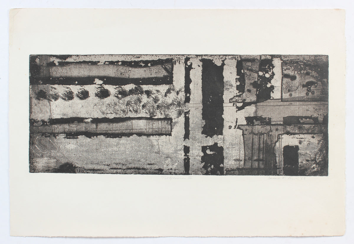<i>Progression III</i><br>1968 Etching<br><br>#A5952
