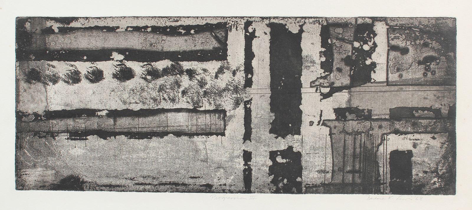 <i>Progression III</i><br>1968 Etching<br><br>#A5952