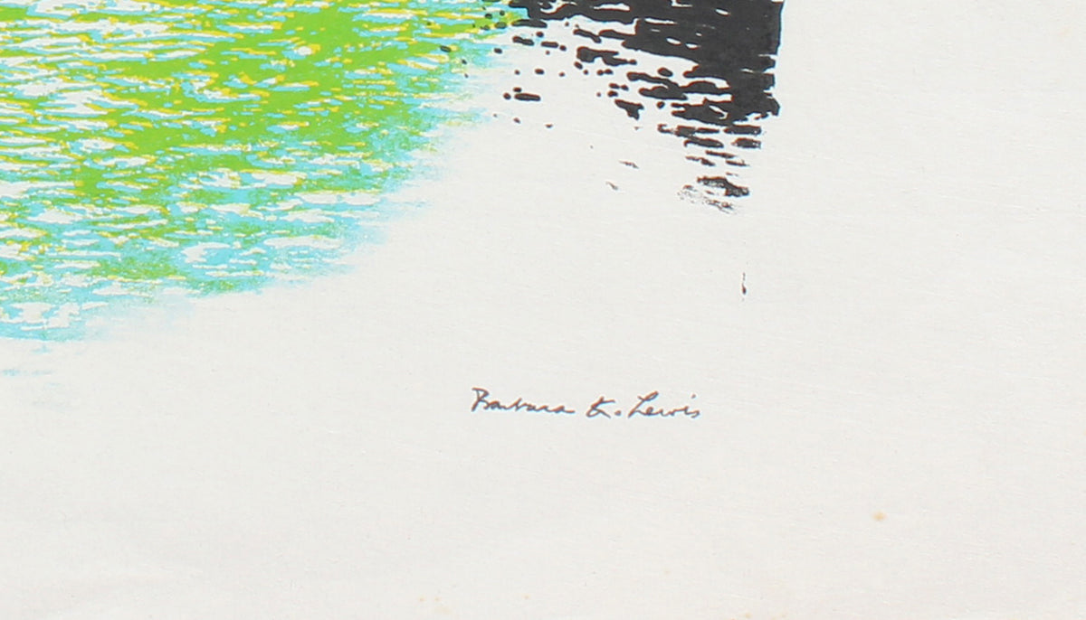 Cool River Scene<br>Late 20th Century Print<br><br>#A5961