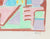 Bright Abstracted Scene<br>Mid - Late 20th Century Pastel<br><br>#A6194