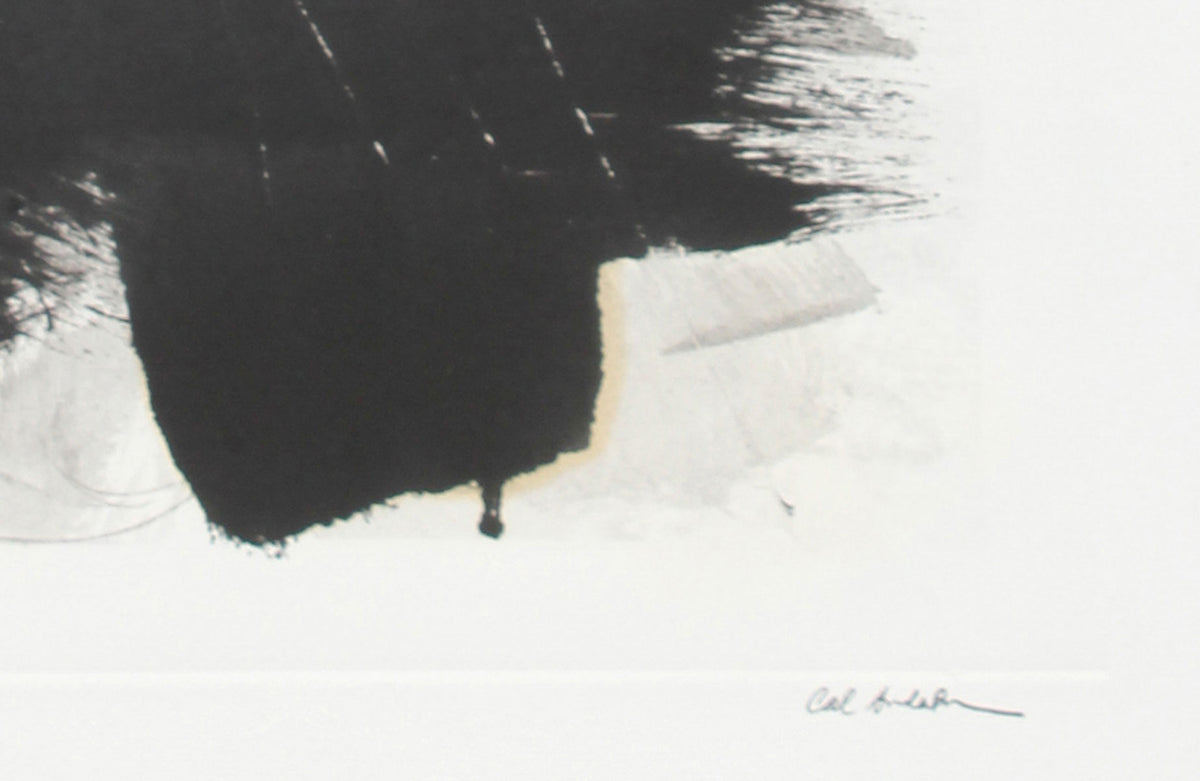 Monochromatic Dynamic Abstract<br>20th Century Monotype<br><br>#A6309