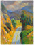 Country Road Landscape<br>Late 20th Century Oil<br><br>#A6314