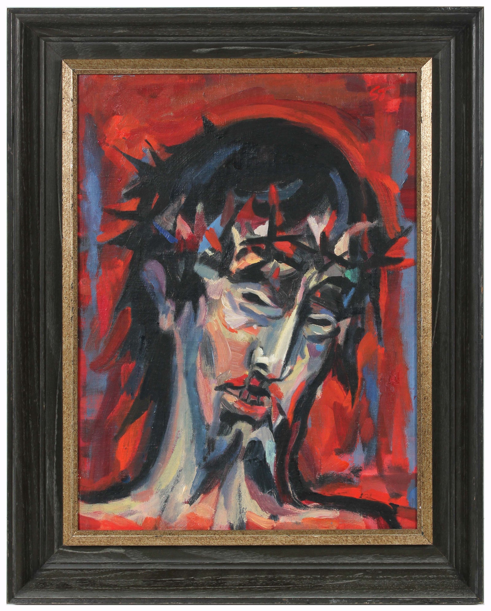 <i>Head of Christ</i><br>Circa 1953 Oil<br><br>#A6322