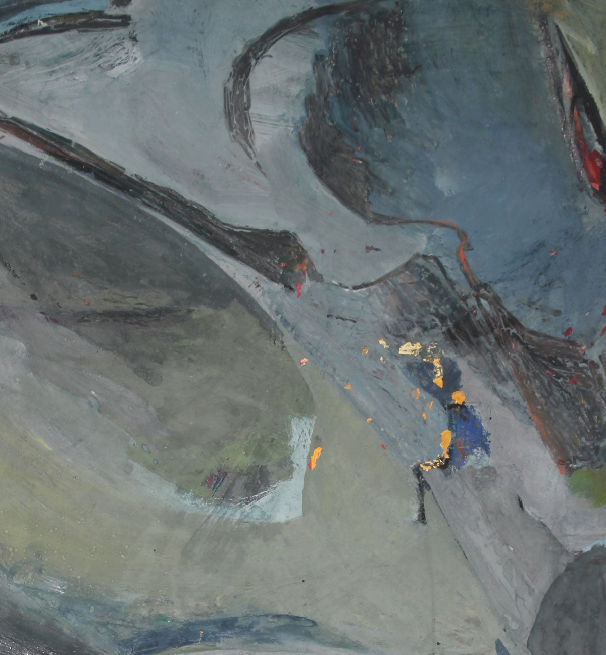 Cool Abstract Forms<br>1950s-1960s Acrylic and Graphite<br><br>#A6333