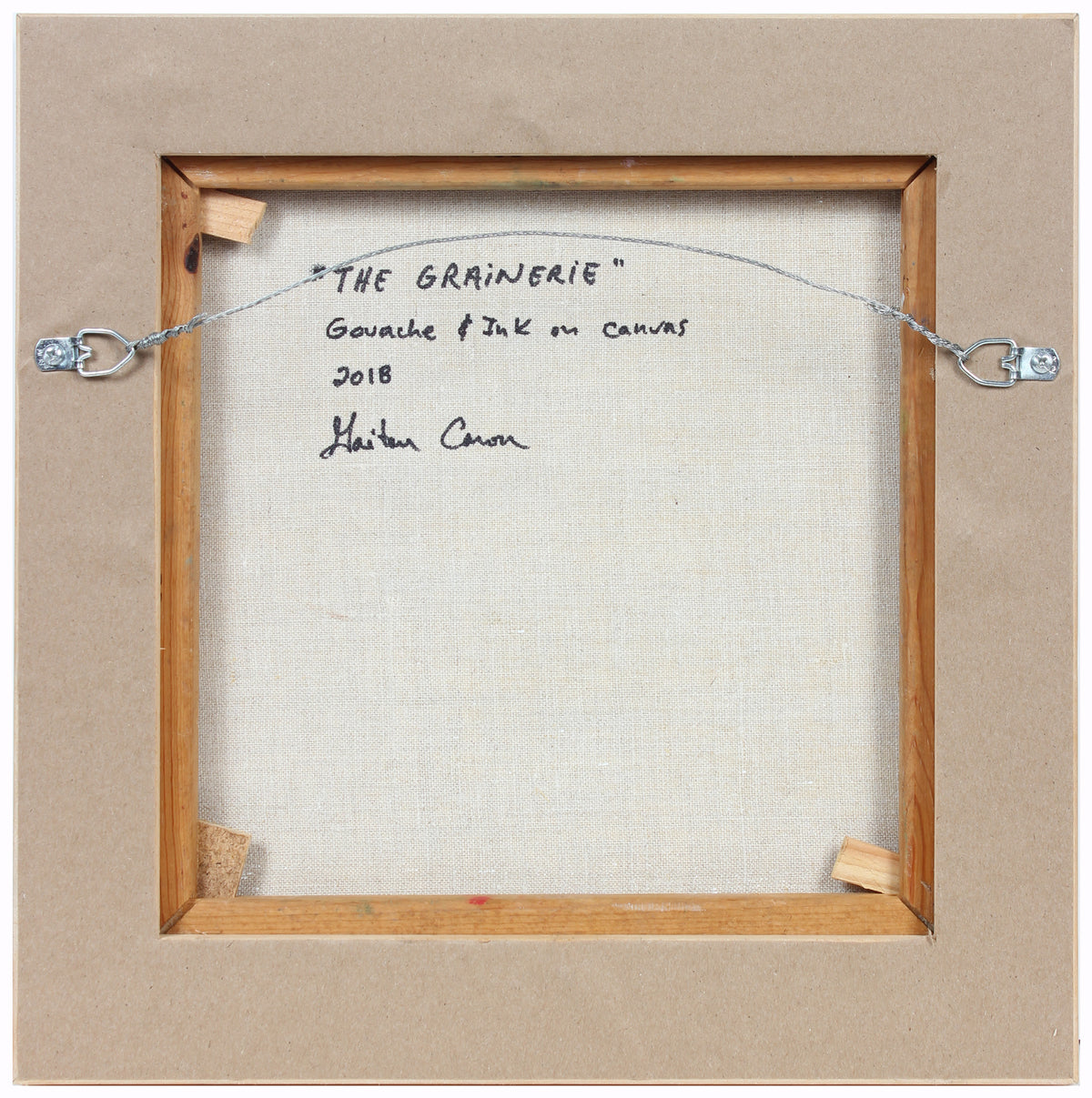 <i>The Granerie</i><br>2018 Gouache and Ink<br><br>#A6523
