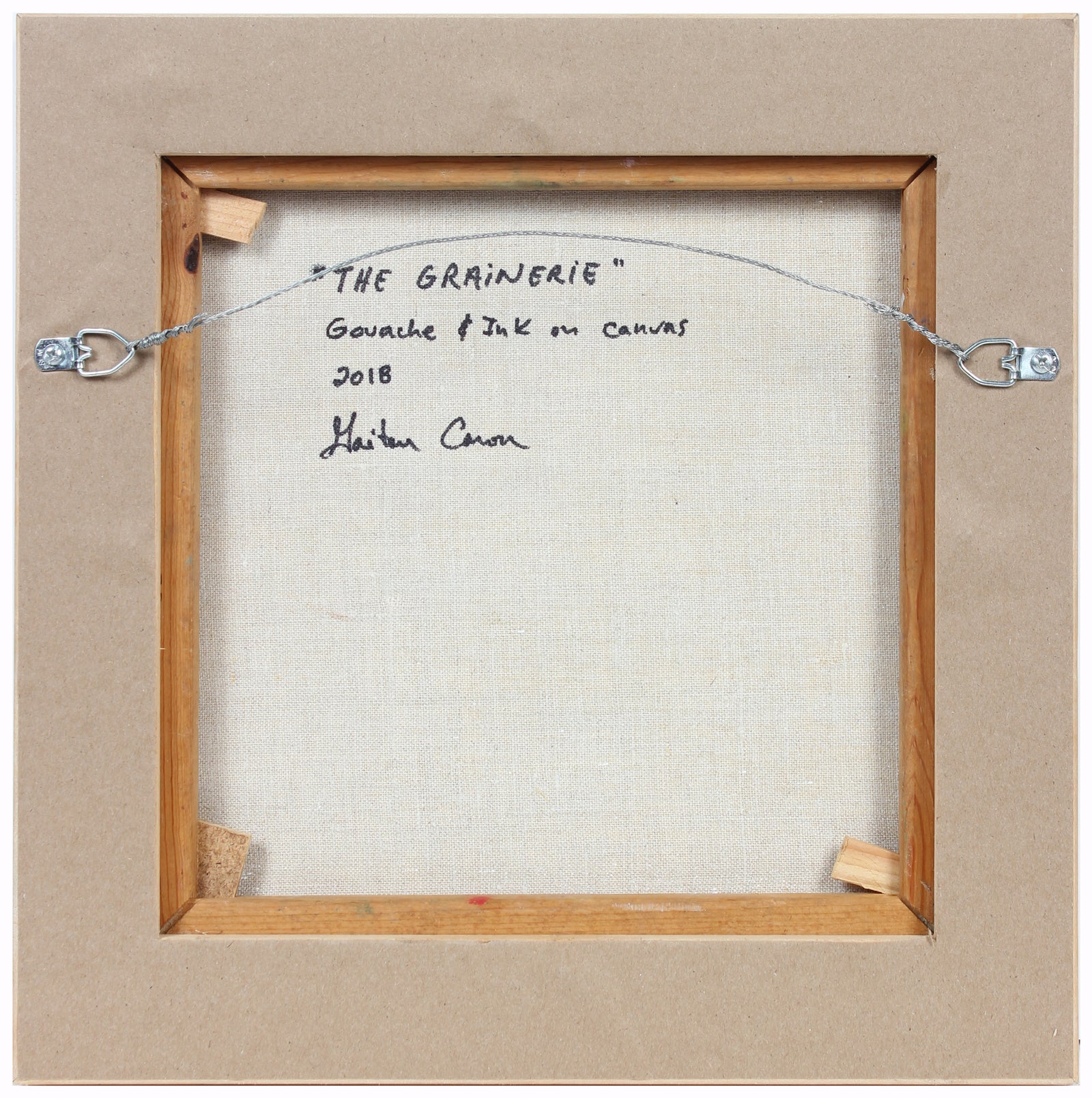 <i>The Granerie</i><br>2018 Gouache and Ink<br><br>#A6523